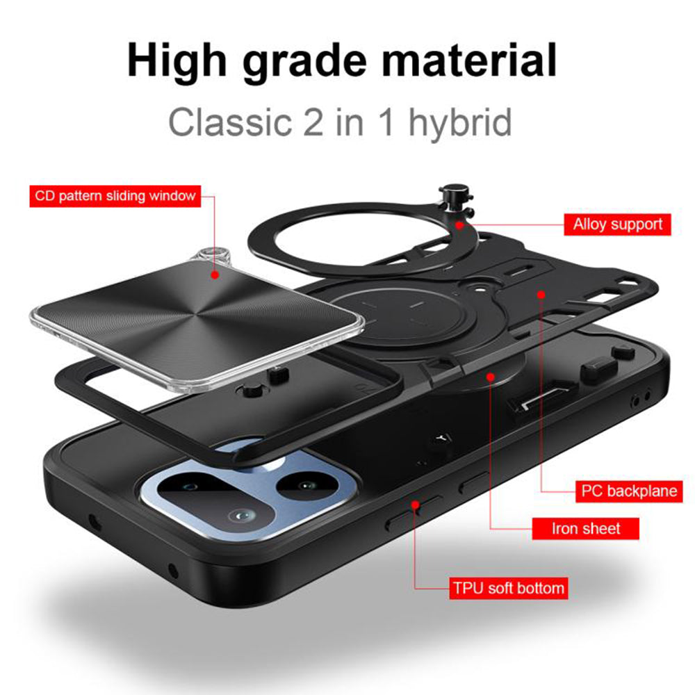 Case for Realme 16 Pro, Techsuit, CamGuard Pro, Black