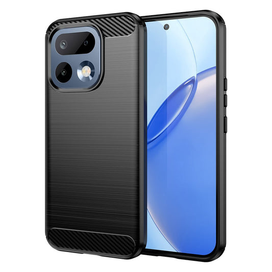 Θήκη για Realme 16 Pro, Techsuit, Καρμπόν, Μαύρη