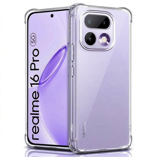 Θήκη για Realme 16 Pro, Techsuit, Shockproof Clear, Διαφανής