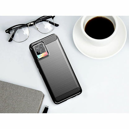 Θήκη για Realme 8 Pro / 8, Techsuit, Άνθρακας, Μαύρο