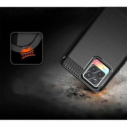 Θήκη για Realme 8 Pro / 8, Techsuit, Άνθρακας, Μαύρο