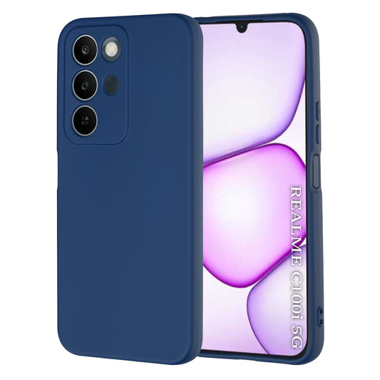 Θήκη για Realme C100 5G, Techsuit, SoftFlex, Μπλε Σκούρο