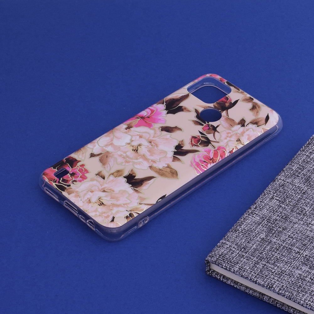 Θήκη για Realme C21Y / C25Y, Techsuit, Marble, Μπεζ