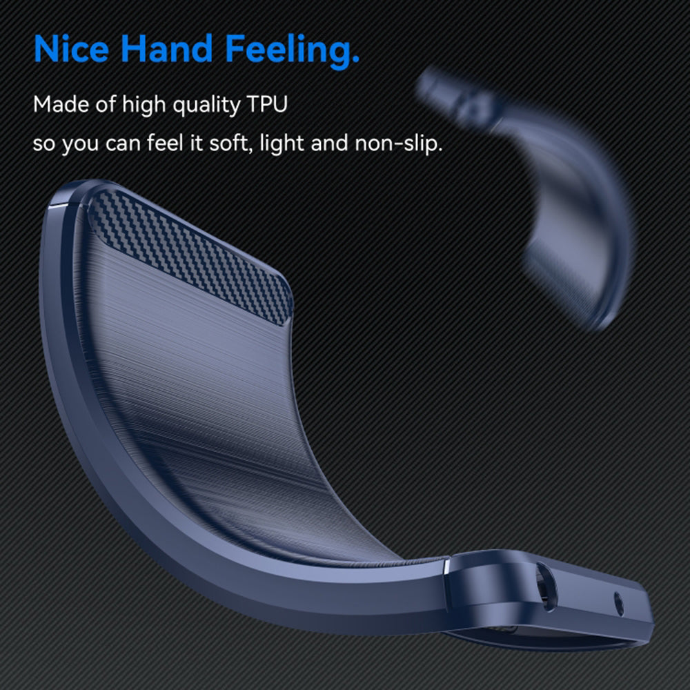Θήκη για Realme C63 / C61, Techsuit, Carbon, Μπλε