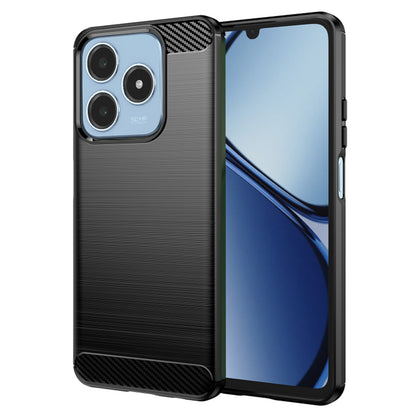 Θήκη για Realme C63 / C61, Techsuit, Carbon, Μαύρο