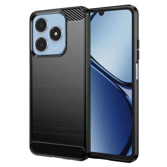 Θήκη για Realme C63 / C61, Techsuit, Carbon, Μαύρο