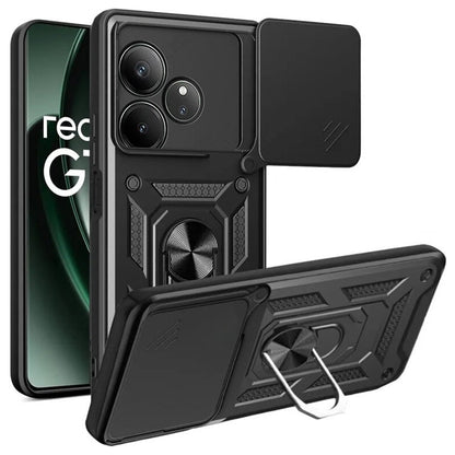 Case for Realme GT 6T / GT 6, Techsuit, CamShield, Black