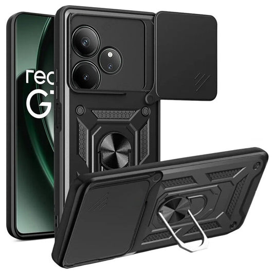 Θήκη για Realme GT 6T / GT 6, Techsuit, CamShield, Μαύρη