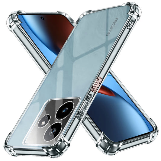 Θήκη για Realme GT 7, Techsuit, Ανθεκτική σε Κρούσεις Διαφανής, Διάφανη