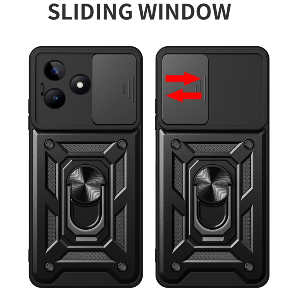 Case for Realme Note 50 / C51, Techsuit, CamShield, Black