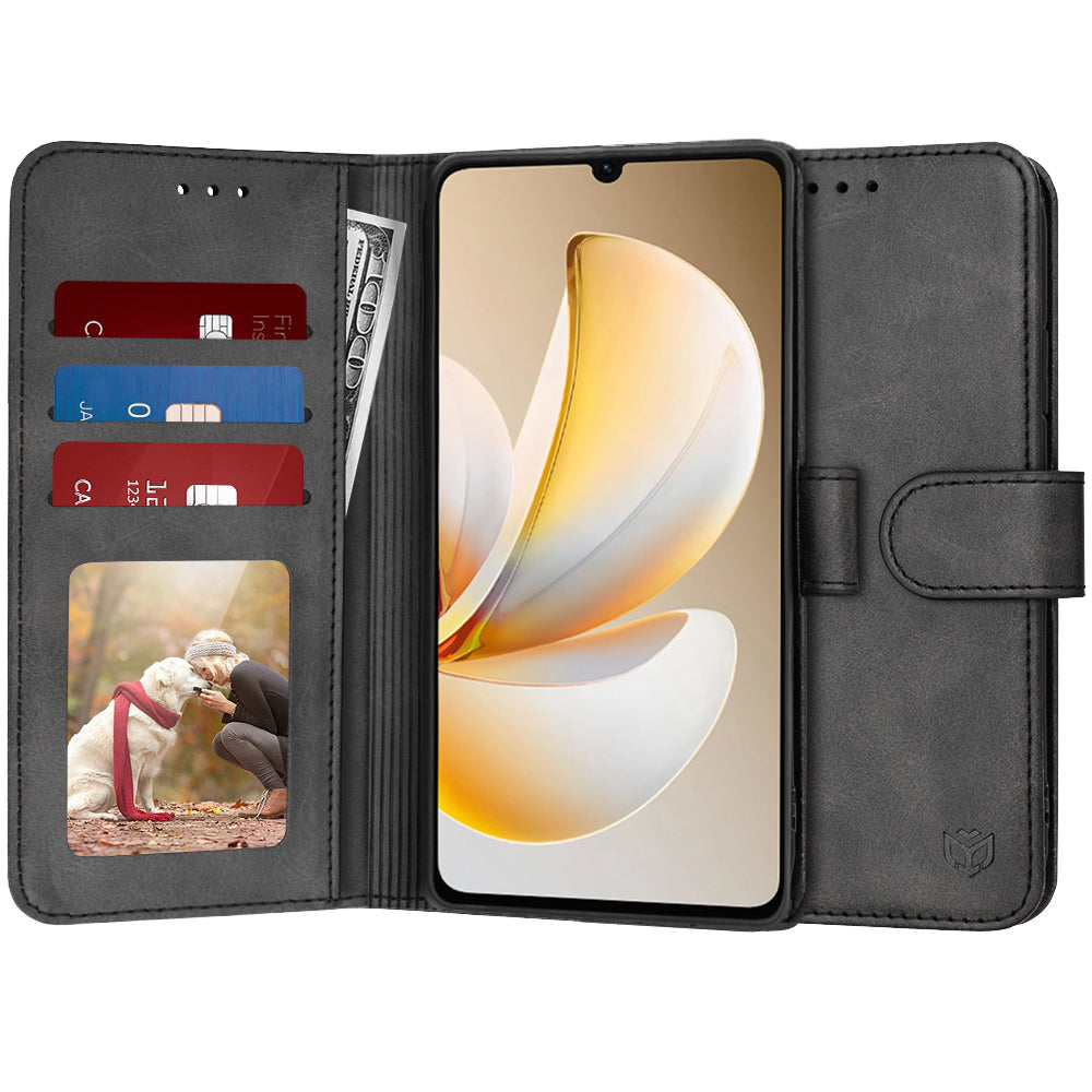 Θήκη για Realme Note 70T, Techsuit, Diary Book, Μαύρη