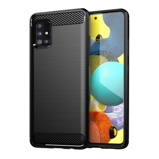 Θήκη για Samsung Galaxy A71 A715, OEM, Carbon, Μαύρη