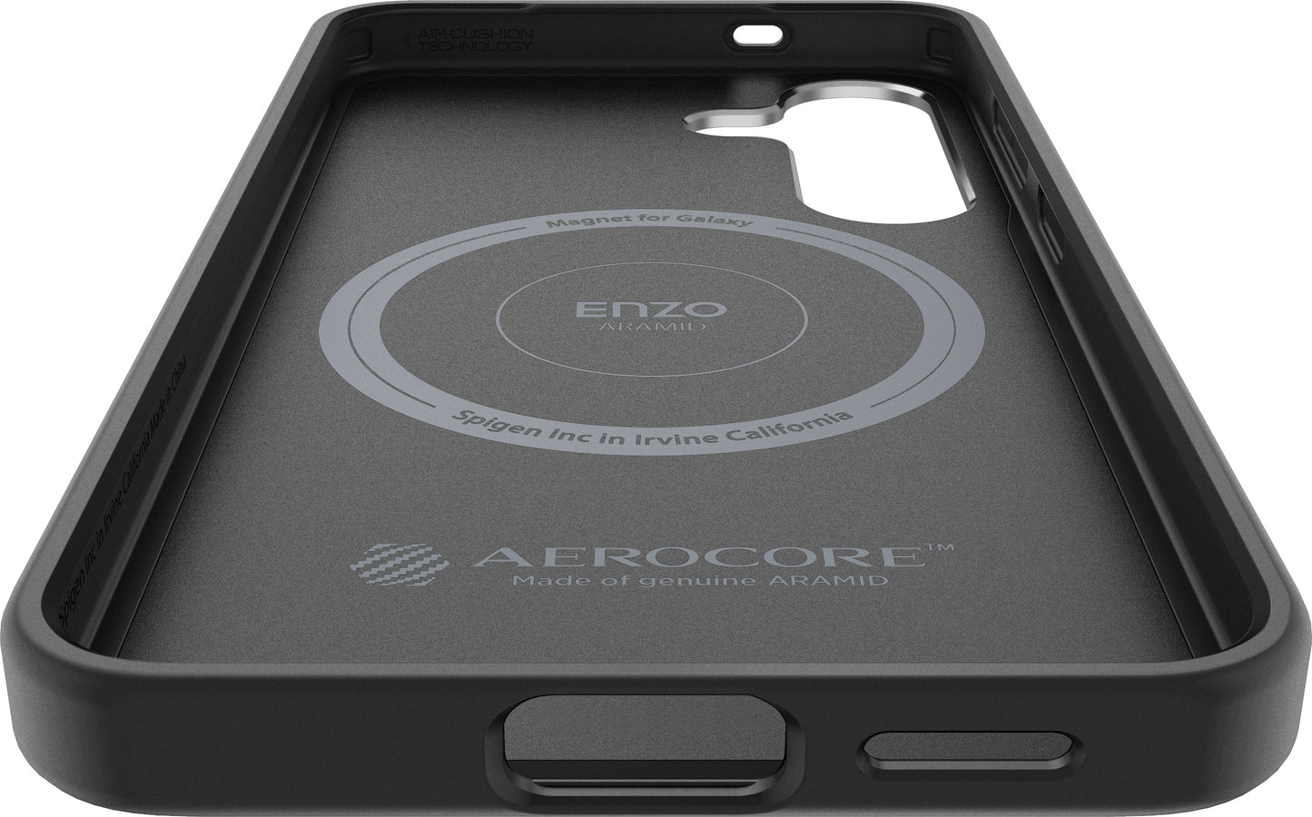 Case for Samsung Galaxy S25+ S936, Spigen Enzo Aramid Magnet, Black GP-FPS936PGABW