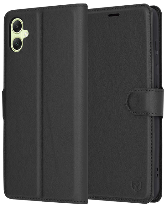Θήκη για Samsung Galaxy A05 A055, Techsuit, Leather Folio, Μαύρο