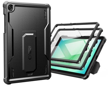 Case for Samsung Galaxy Tab A11+ / Tab A9+, Tech-Protect, Kevlar Pro, Black