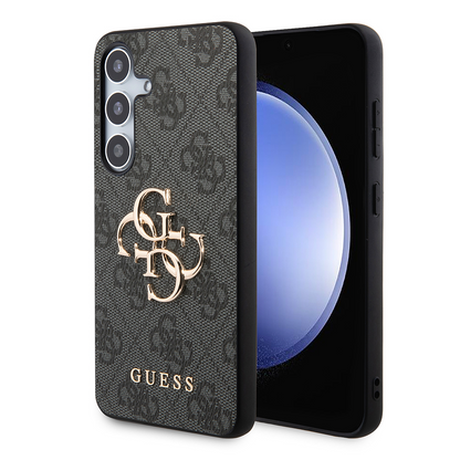 Θήκη για Samsung Galaxy S24+ S926, Guess, 4G Big Logo, Μαύρη, Επανασφραγισμένη