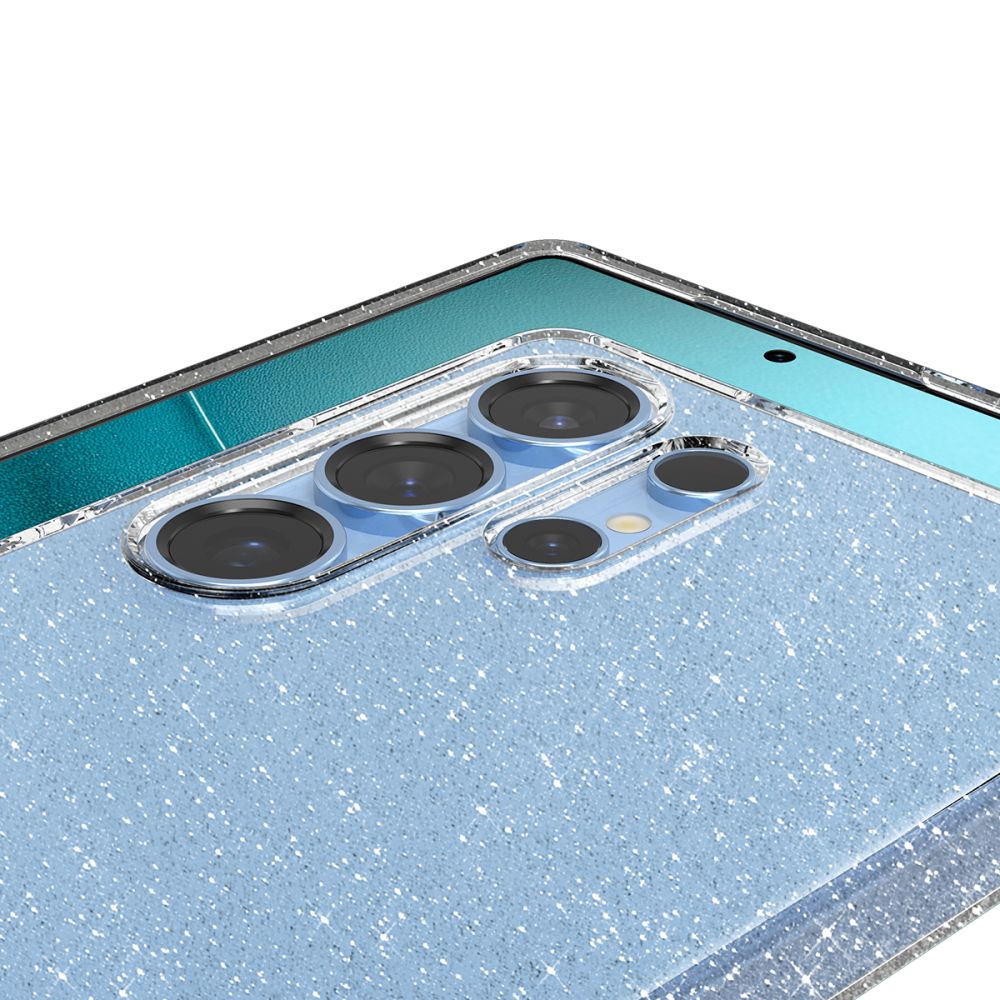 Case for Samsung Galaxy S25 Ultra S938, Spigen, Liquid Crystal Glitter, Transparent ACS08950