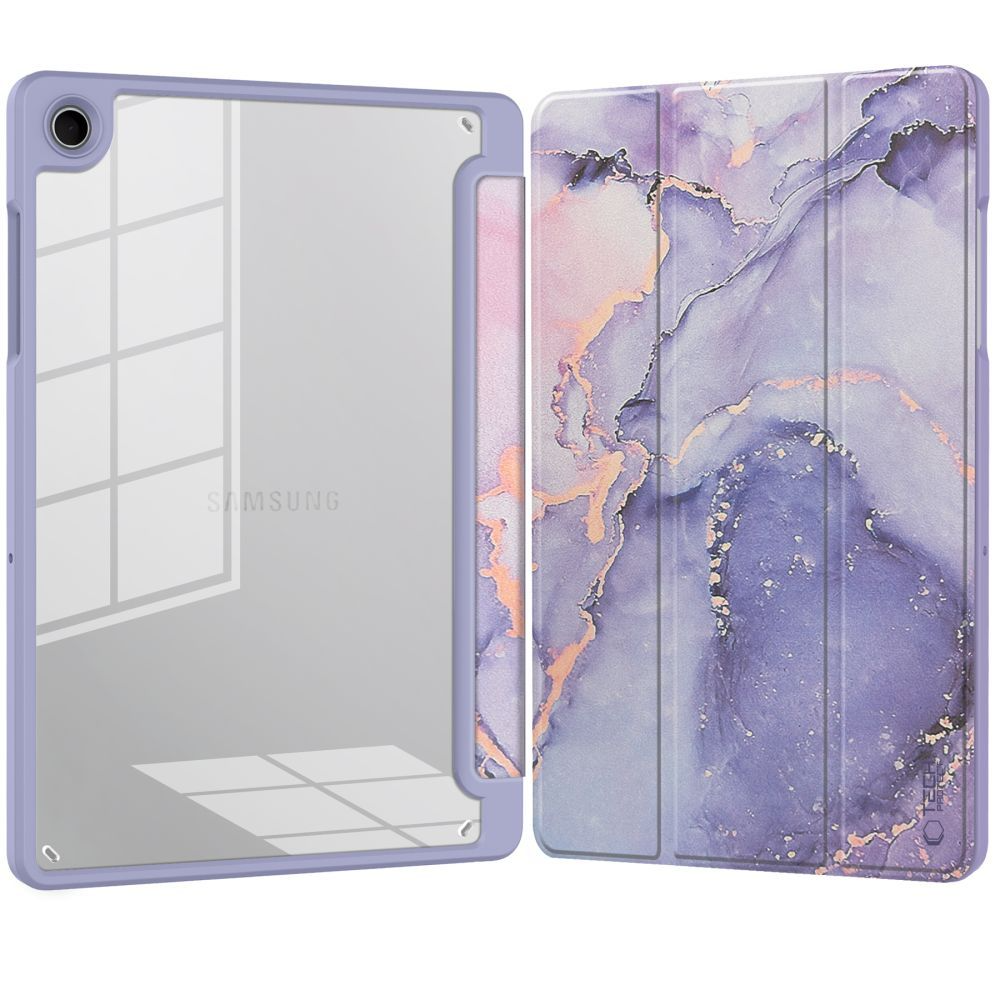 Case for Samsung Galaxy Tab A11 / Tab A9, Tech-Protect, SC PEN Hybrid, Violet