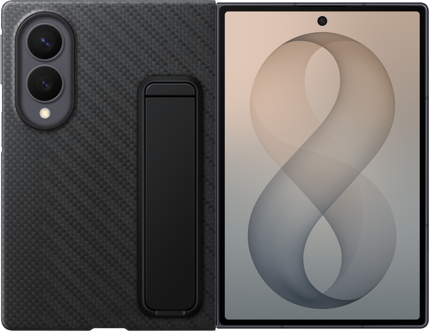 Θήκη για Samsung Galaxy Z Fold8 F971, Carbon Standing, Μαύρη EF-XF971SBEGWW