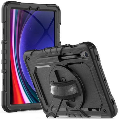 Θήκη για Samsung Galaxy Tab S10 Lite / Tab S10 FE / Tab S9 FE / Tab S9, Tech-Protect, Solid360, Μαύρη