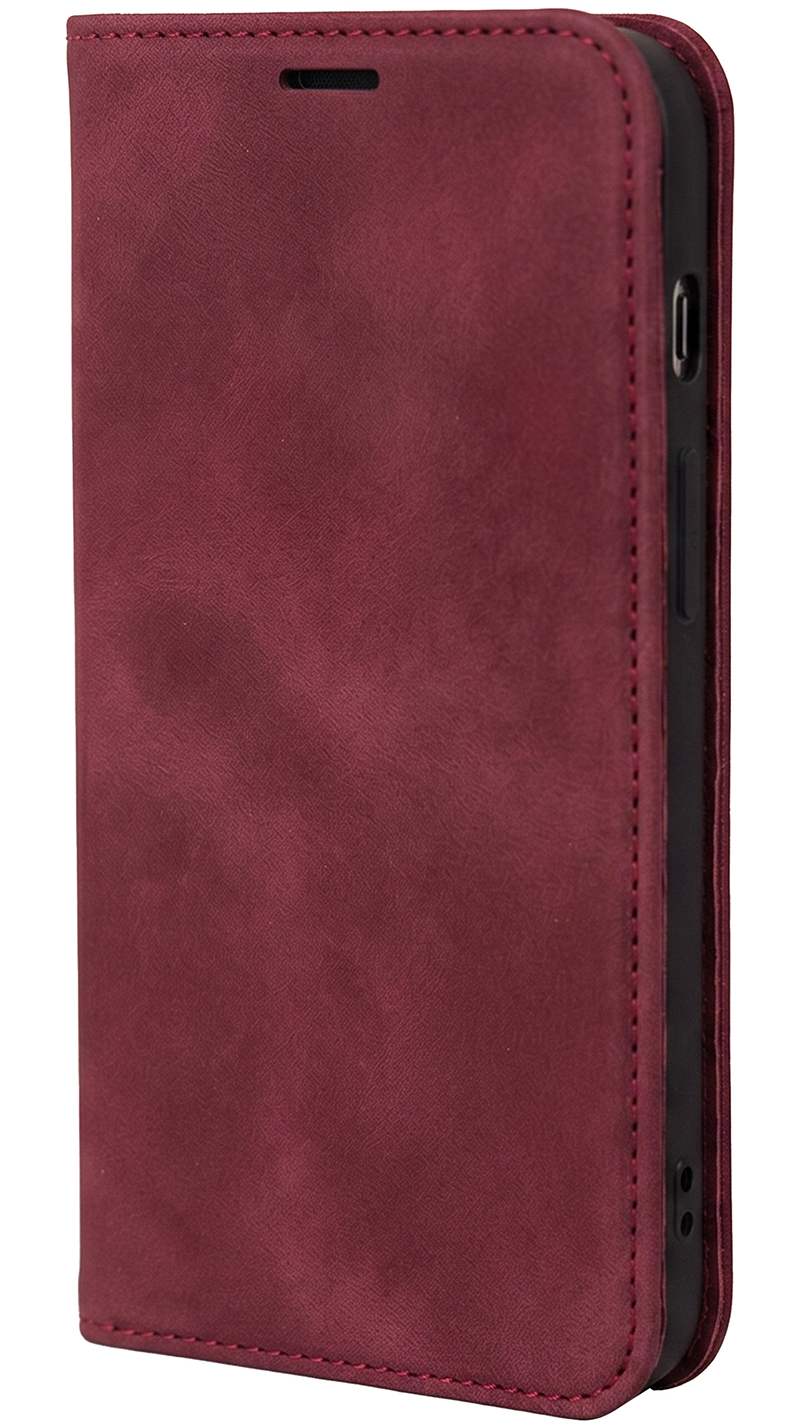 Case for Samsung Galaxy A18 5G A186 / A17 4G A175 / A17 5G A176 / A26 A266, OEM, Smart Suede, Burgundy