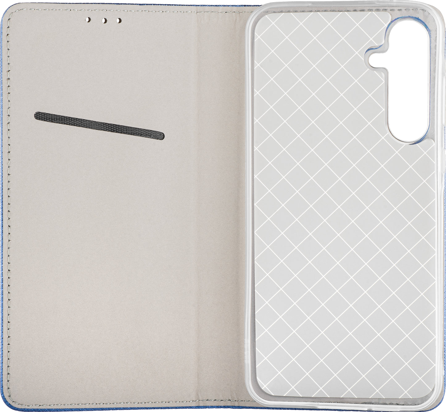 Case for Samsung Galaxy A05 A055, OEM, Smart Magnet, Navy Blue