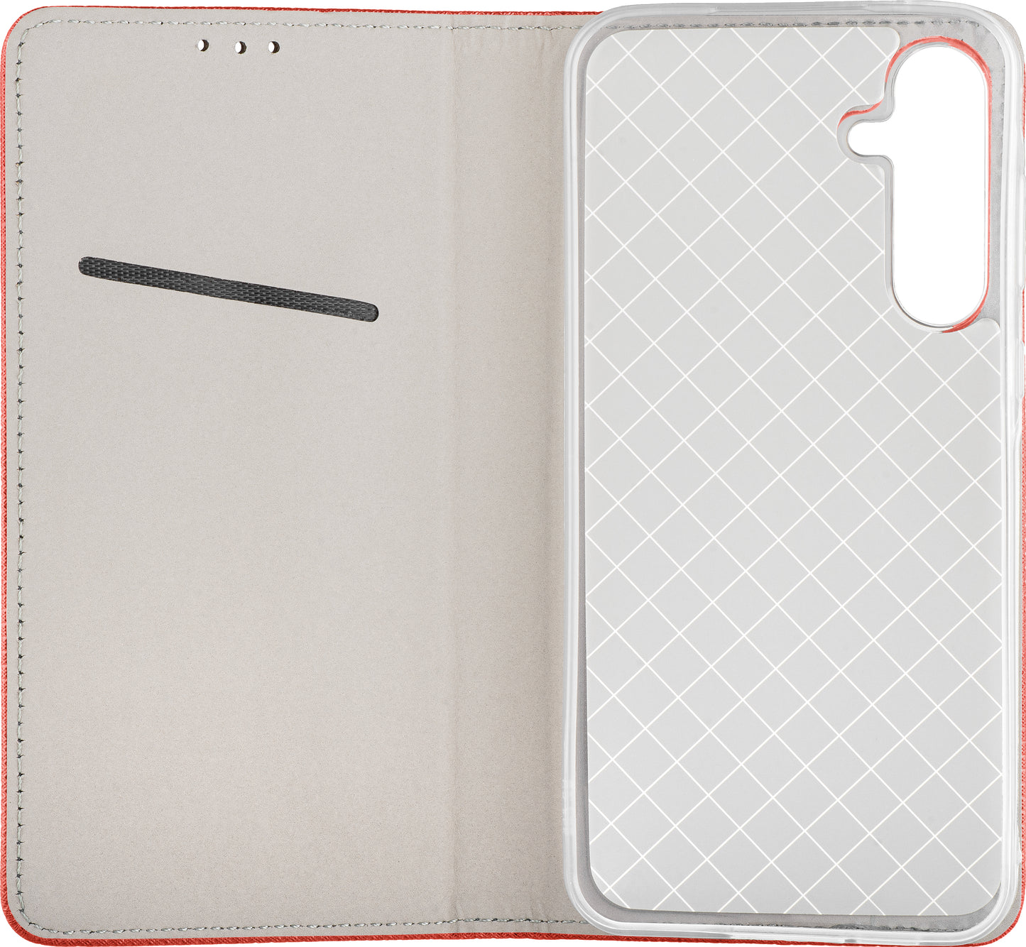 Θήκη για Samsung Galaxy A37 5G, OEM, Smart Magnet, Κόκκινη