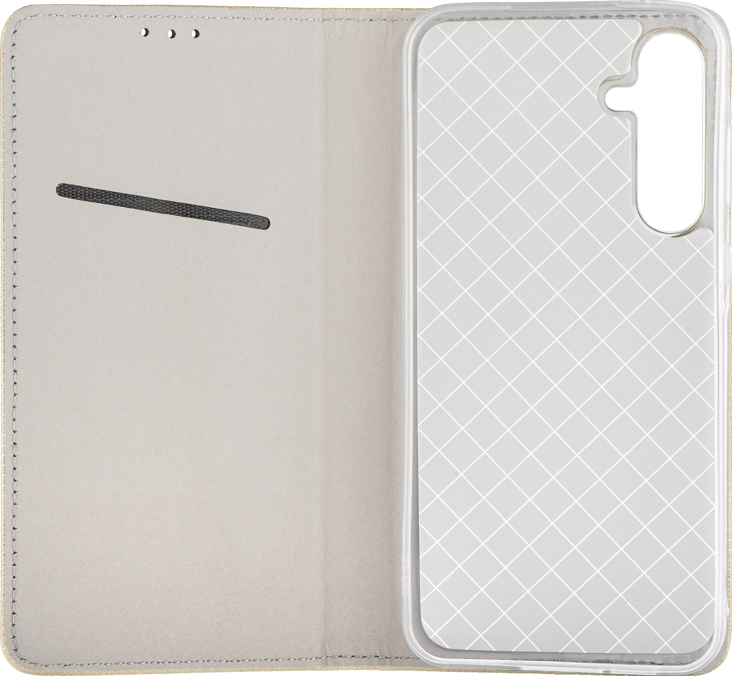 Θήκη για Samsung Galaxy A17 4G / A17 5G, OEM, Smart Magnet, Χρυσή