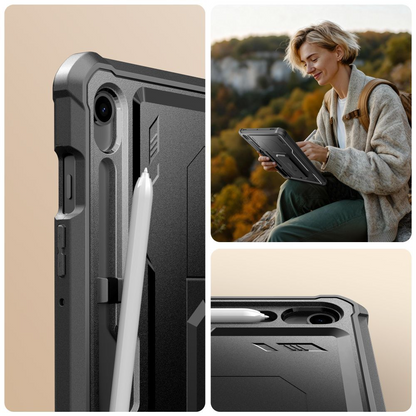 Θήκη για Samsung Galaxy Tab S10 Lite / Tab S10 FE / Tab S9, Tech-Protect, Kevlar Pro, Μαύρη