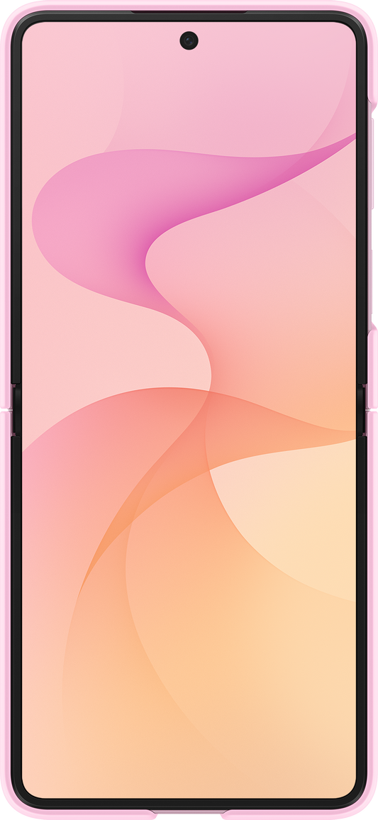 Case for Samsung Galaxy Z Flip8 F776, Silicone Ring Magnet, Pink EF-EF776CVEGWW