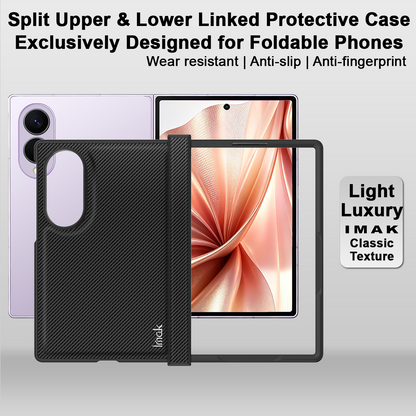 Θήκη για Samsung Galaxy Z Fold8 F971, Imak, Carbon, Μαύρο