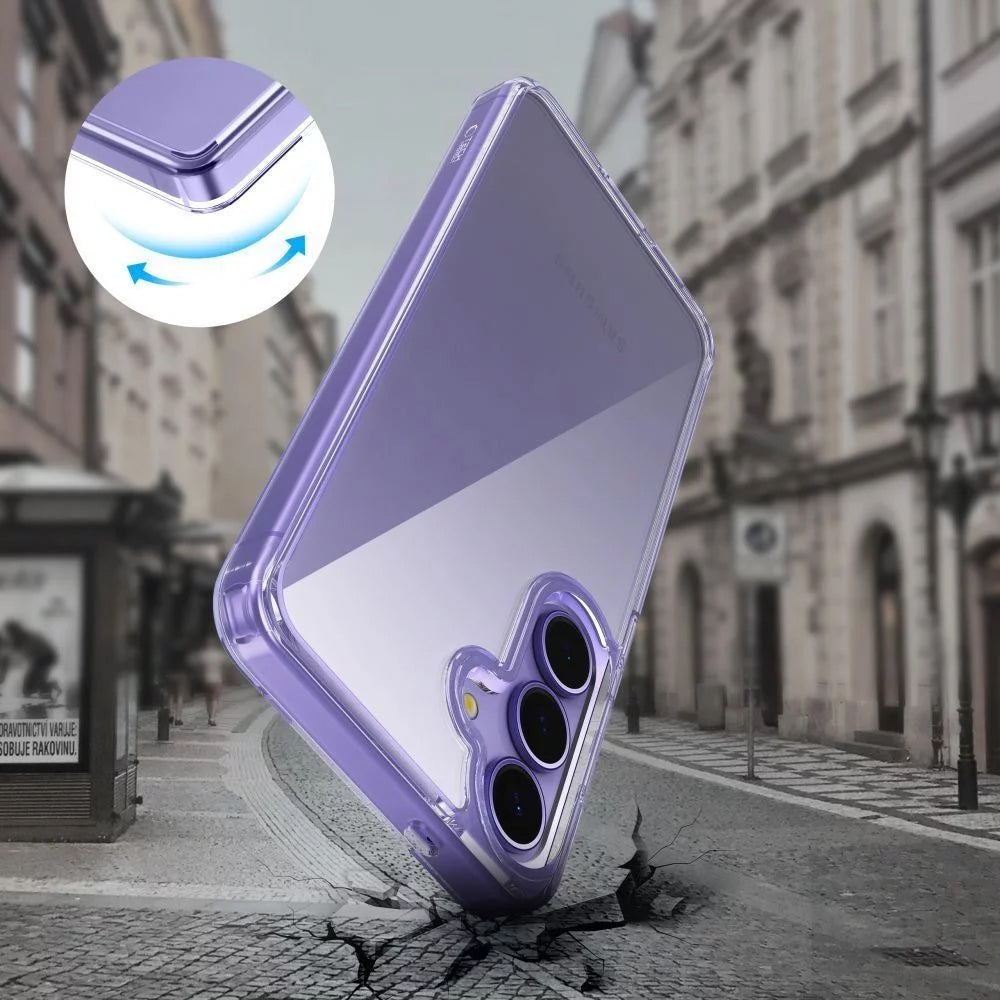 Θήκη για Samsung Galaxy S25 Edge S937, Tech-Protect, Flexair Hybrid, Διάφανη