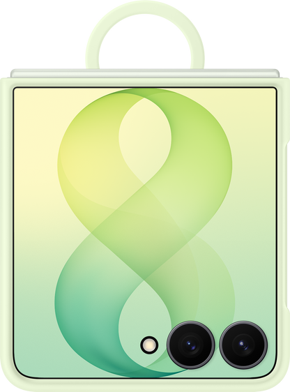 Θήκη για Samsung Galaxy Z Flip8 F776, Μαγνήτης Δαχτυλιδιού Σιλικόνης, Πράσινο EF-EF776CGEGWW