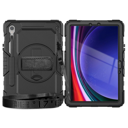 Θήκη για Samsung Galaxy Tab S10 Lite / Tab S10 FE / Tab S9 FE / Tab S9, Tech-Protect, Solid360, Μαύρη