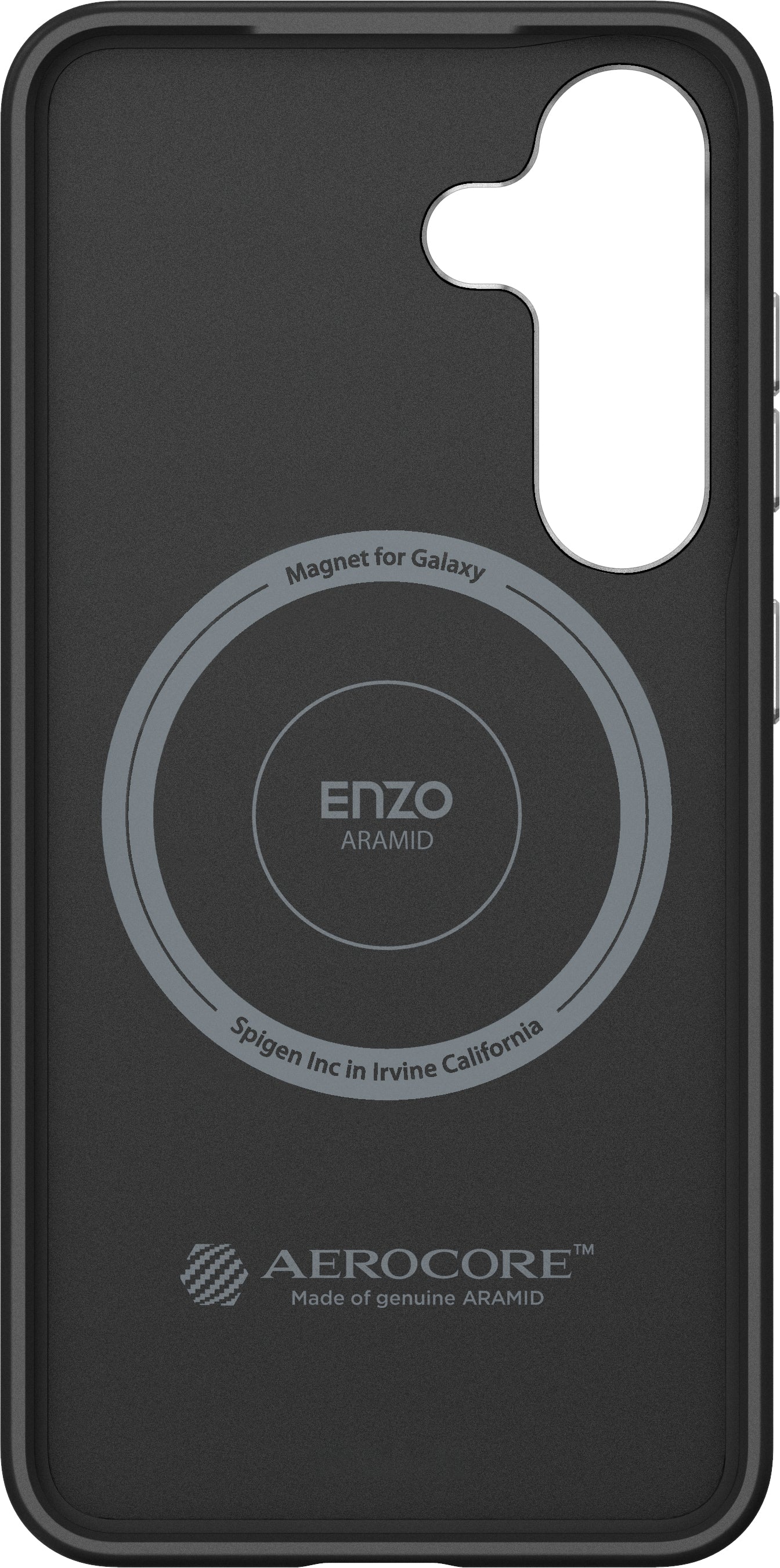 Case for Samsung Galaxy S25+ S936, Spigen Enzo Aramid Magnet, Black GP-FPS936PGABW
