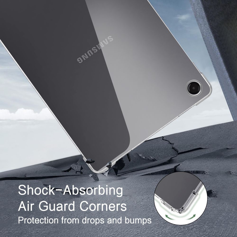 Θήκη για Samsung Galaxy Tab A11 / Tab A9, Tech-Protect, Flexair, Διάφανη