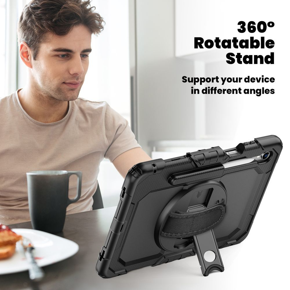 Θήκη για Samsung Galaxy Tab S11, Tech-Protect, Solid360, Μαύρη