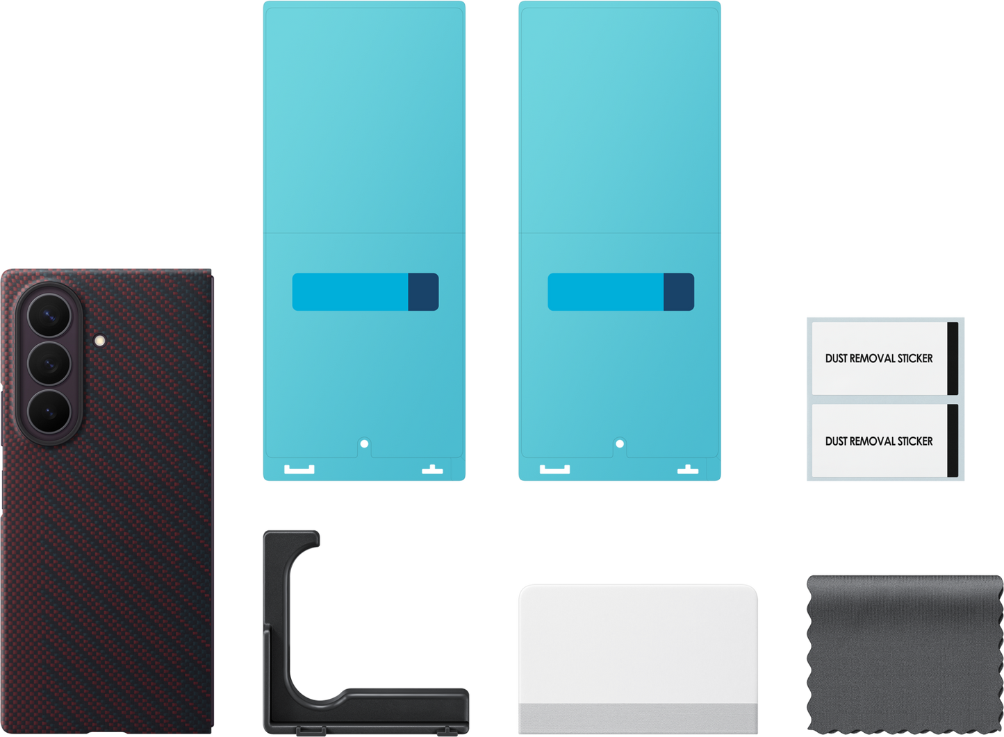 Θήκη για Samsung Galaxy Z Fold8 Ultra F976, Carbon Magnet Case, Κόκκινο EF-KF976SREGWW
