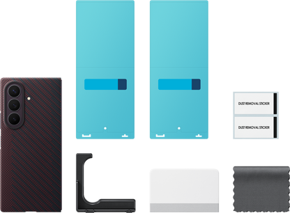Θήκη για Samsung Galaxy Z Fold8 Ultra F976, Carbon Magnet Case, Κόκκινο EF-KF976SREGWW
