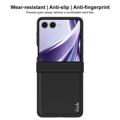 Θήκη για Samsung Galaxy Z Flip8 F776, Imak, Carbon, Μαύρο