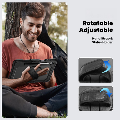 Θήκη για Samsung Galaxy Tab S11, Tech-Protect, Solid360, Μαύρη