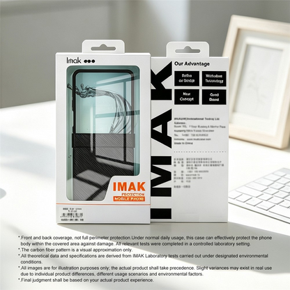 Θήκη για Samsung Galaxy Z Flip8 F776, Imak, Carbon, Μαύρο