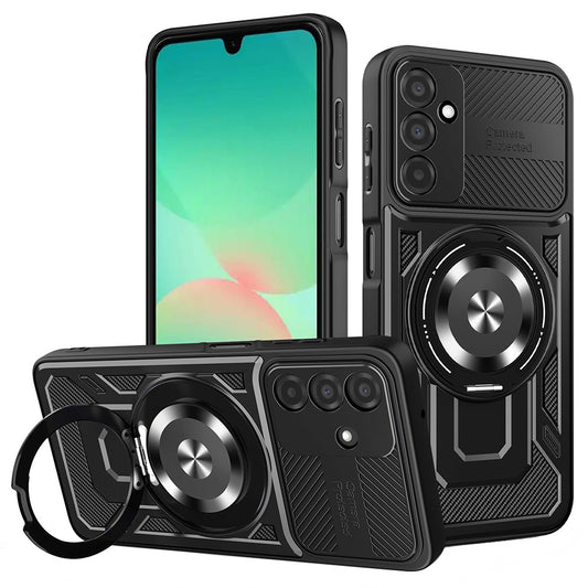 Θήκη για Samsung Galaxy A26 A266, Techsuit, RuggedCam, Μαύρο