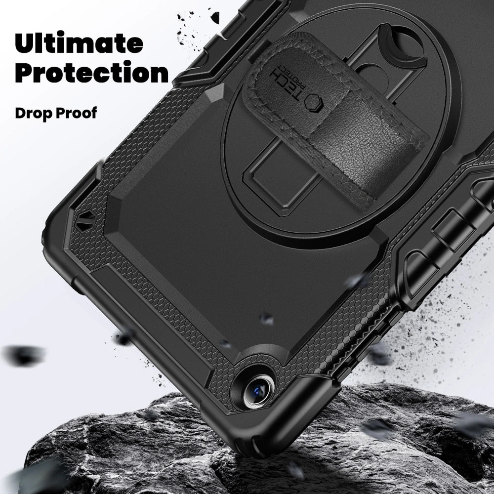 Θήκη για Samsung Galaxy Tab A11+ / Tab A9+, Tech-Protect, Solid, Μαύρη