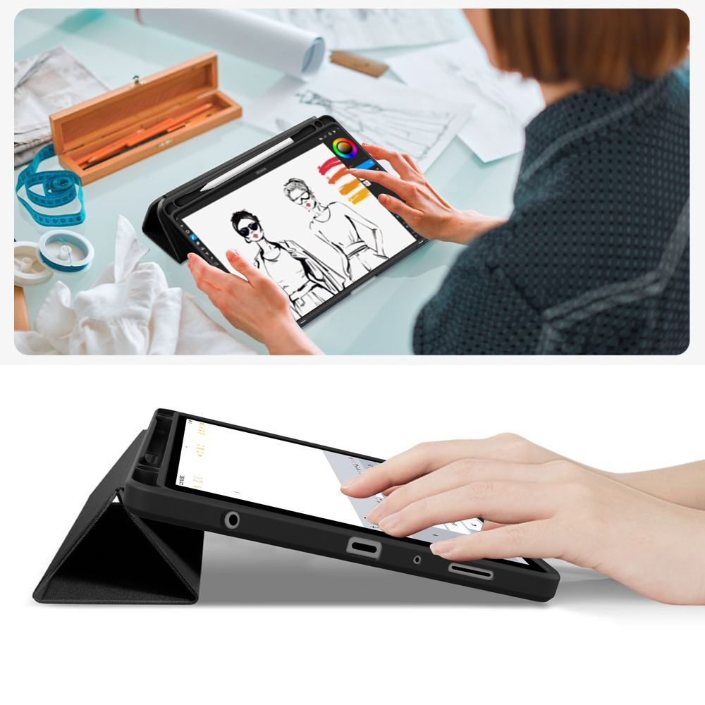 Θήκη για Samsung Galaxy Tab A11 / Tab A9, Tech-Protect, SC PEN Hybrid, Μαύρο