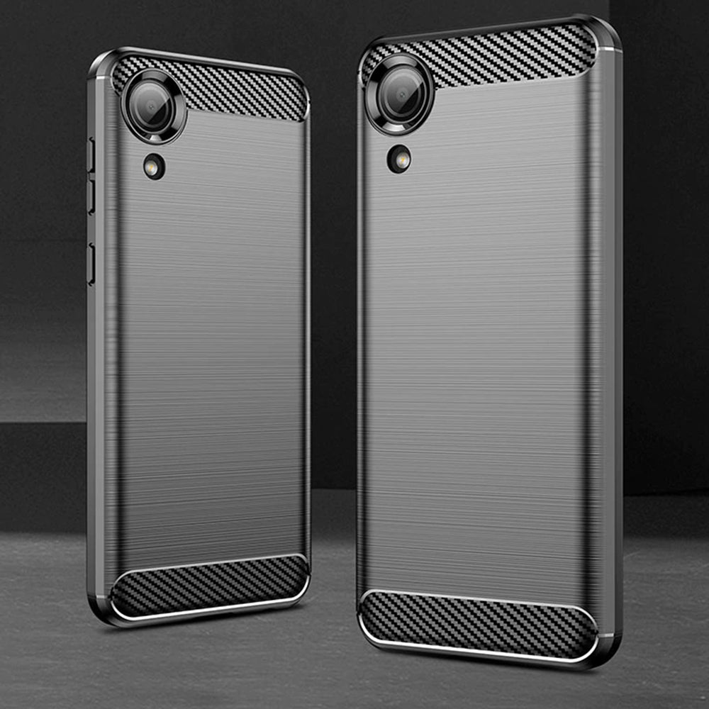 Case for Samsung Galaxy A03 Core A032, Techsuit, Carbon, Black