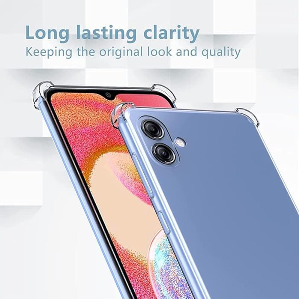 Case for Samsung Galaxy A04e A042 / M04 M045, Techsuit, Shockproof Clear, Transparent