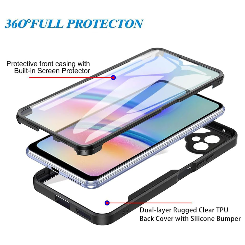 Case for Samsung Galaxy A05 A055, Techsuit, ColorVerse 360, Pink