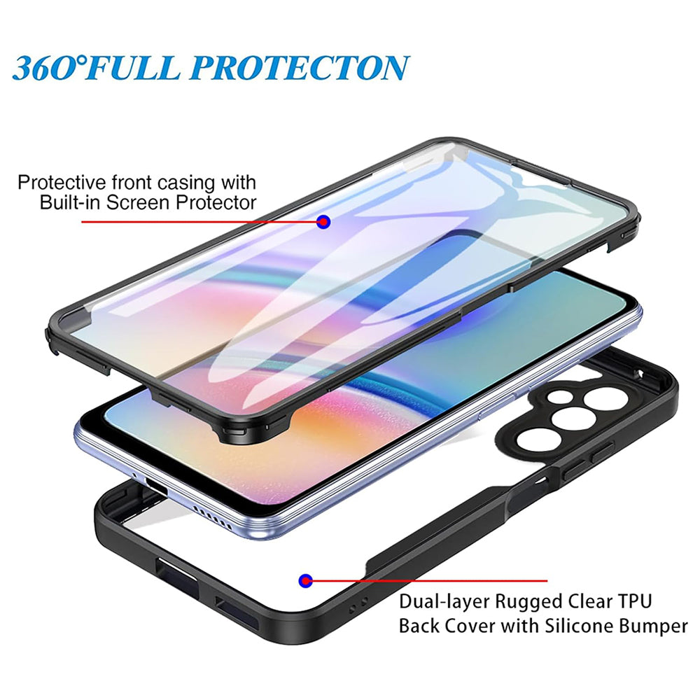 Case for Samsung Galaxy A05s A057, Techsuit, ColorVerse 360, Pink