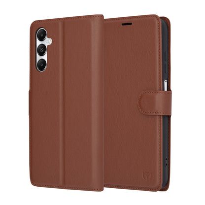 Θήκη για Samsung Galaxy A05s A057, Techsuit, Leather Folio, Καφέ